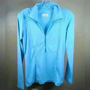 Columbia Omni-Freeze Half Zip Pullover - Lightweight Collared Long Sleeve Size M